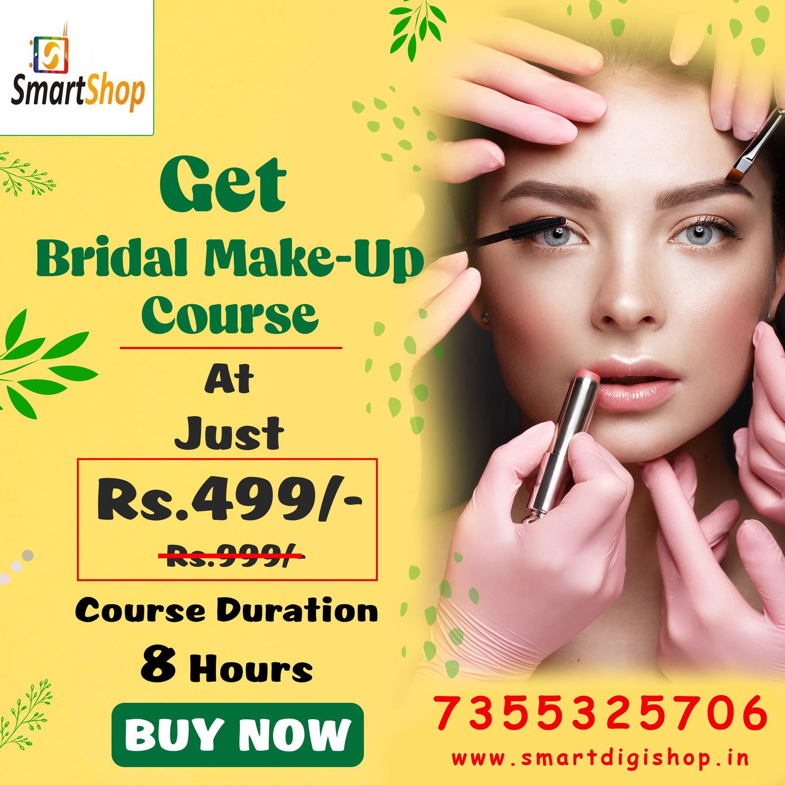 Bridal Makeup Course 2025 https://99digishop.in