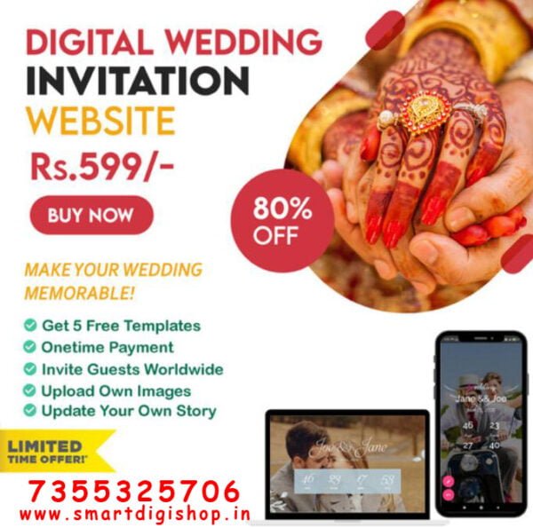 Digital Wedding Invitation