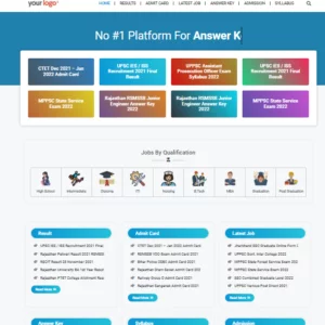 99 digi shop Sarkari Results Readymade Website Desine