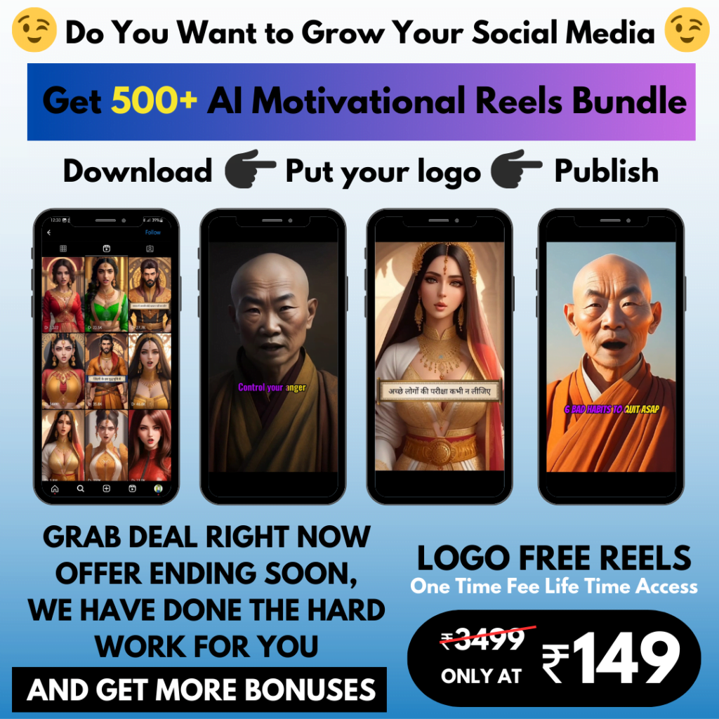 Viral AI Avatars Motivational Reels 2025 Motivational Reels Bundle