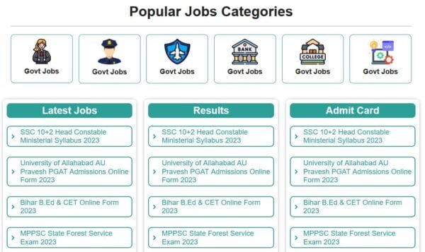 New Job Website