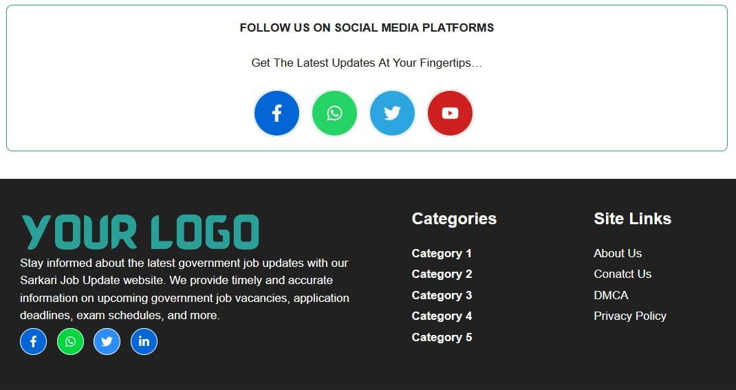 New Job Website GeneratePress Theme 2025 New Job Website