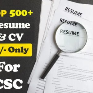 all type resume formate free download